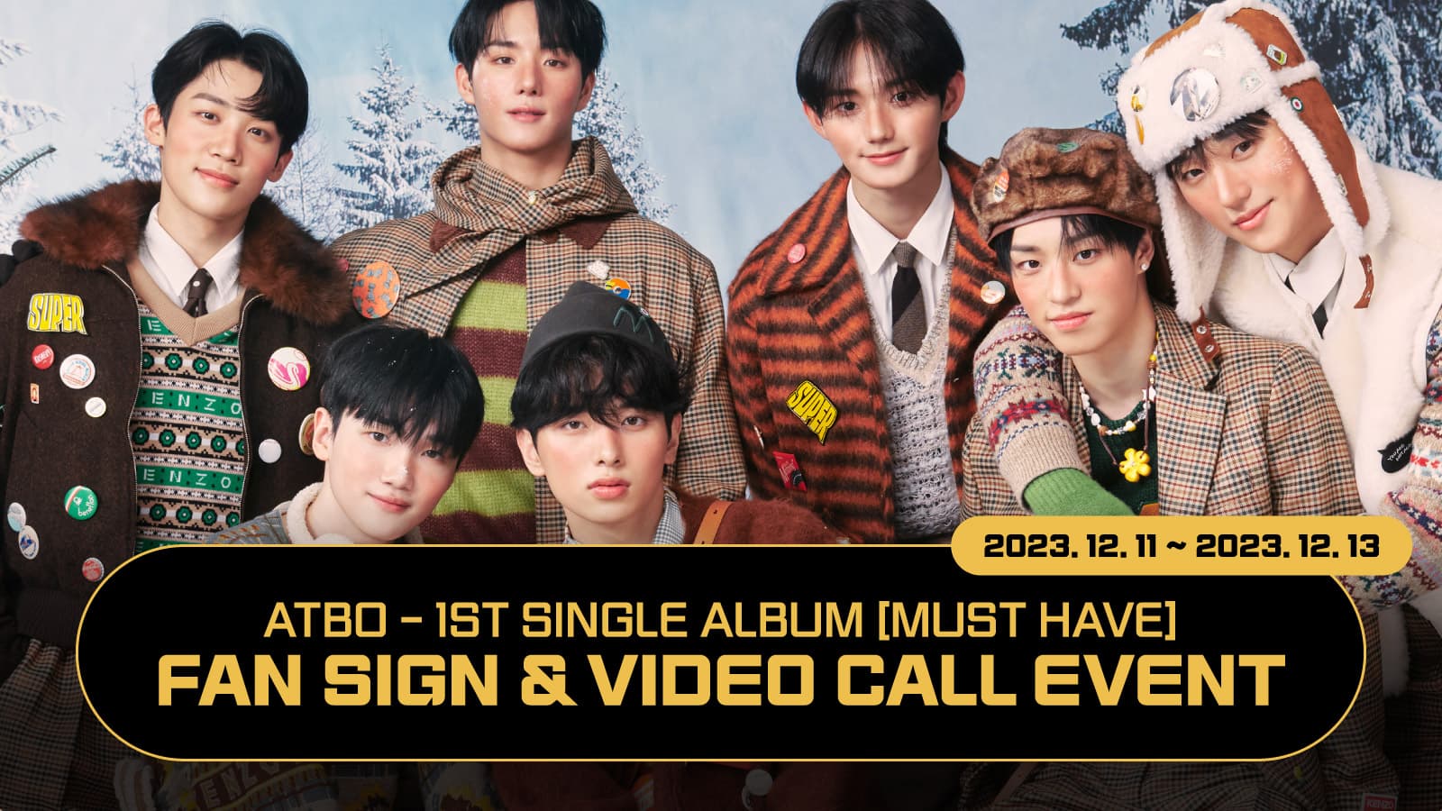 [231223] ATBO 1st Single Album [MUST HAVE] 사인회 이벤트