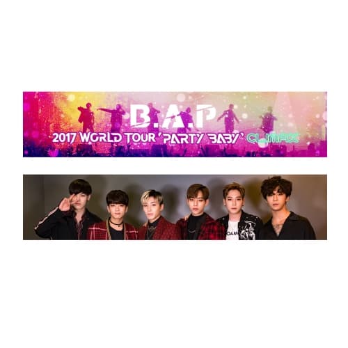 B.A.P 2017 World Tour Party Baby Tour Slogan