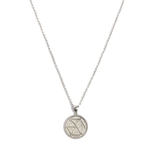 EXO - 공식 실버 팬던트 목걸이 EXO - Silver Pendant Necklace