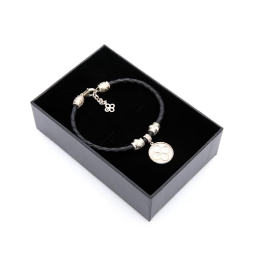 EXO - 공식 가죽팔찌 EXO - Leather Bracelet 블랙 [BLACK]