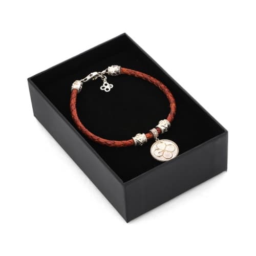 EXO - 공식 가죽팔찌 EXO - Leather Bracelet 브라운 [BROWN]