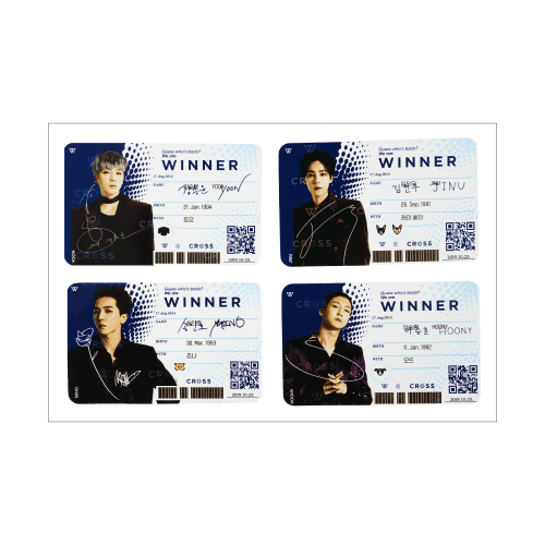WINNER CROSS ID CARD SET