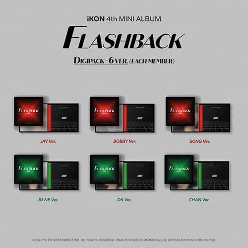 아이콘 (iKON) - 4th MINI ALBUM [FLASHBACK] (DIGIPACK ver.)