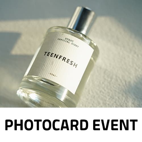 [PHOTOCARD EVENT] STAYC(스테이씨) OFFICIAL SCENT - TEENFRESH