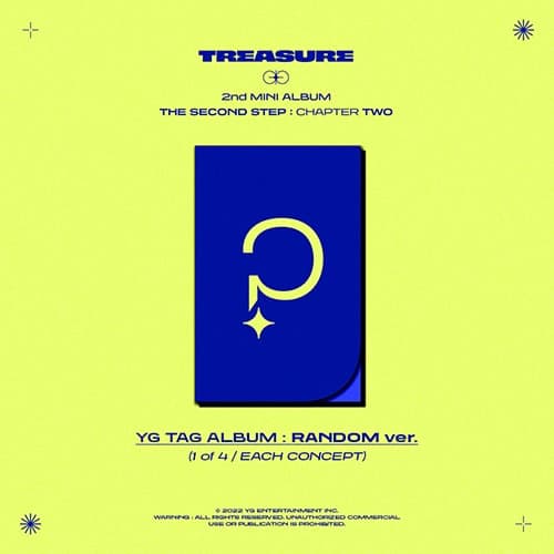 트레저 (TREASURE) - 2nd MINI ALBUM [THE SECOND STEP : CHAPTER TWO] YG TAG ALBUM (RANDOM ver.)