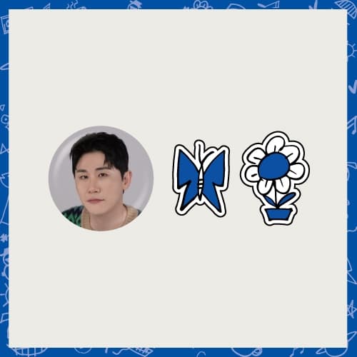 영탁(YOUNGTAK)_05.핀버튼 & 와펜 뱃지 세트_2023 YOUNGTAK POP-UP STORE [TAKs STUDIO] OFFICIAL MD