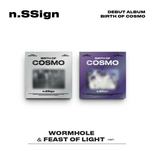 [세트/앨범2종] n.SSign (엔싸인) - DEBUT ALBUM [BIRTH OF COSMO] (WORMHOLE / FEAST OF LIGHT Ver.)