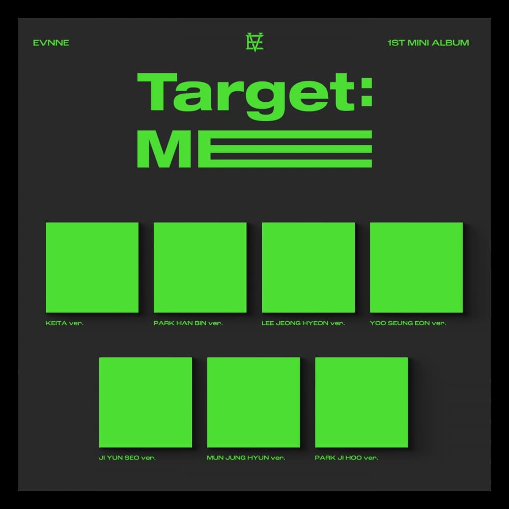 [세트/앨범 7종] EVNNE - 1st Mini Album [Target: ME] (Digipack ver.)