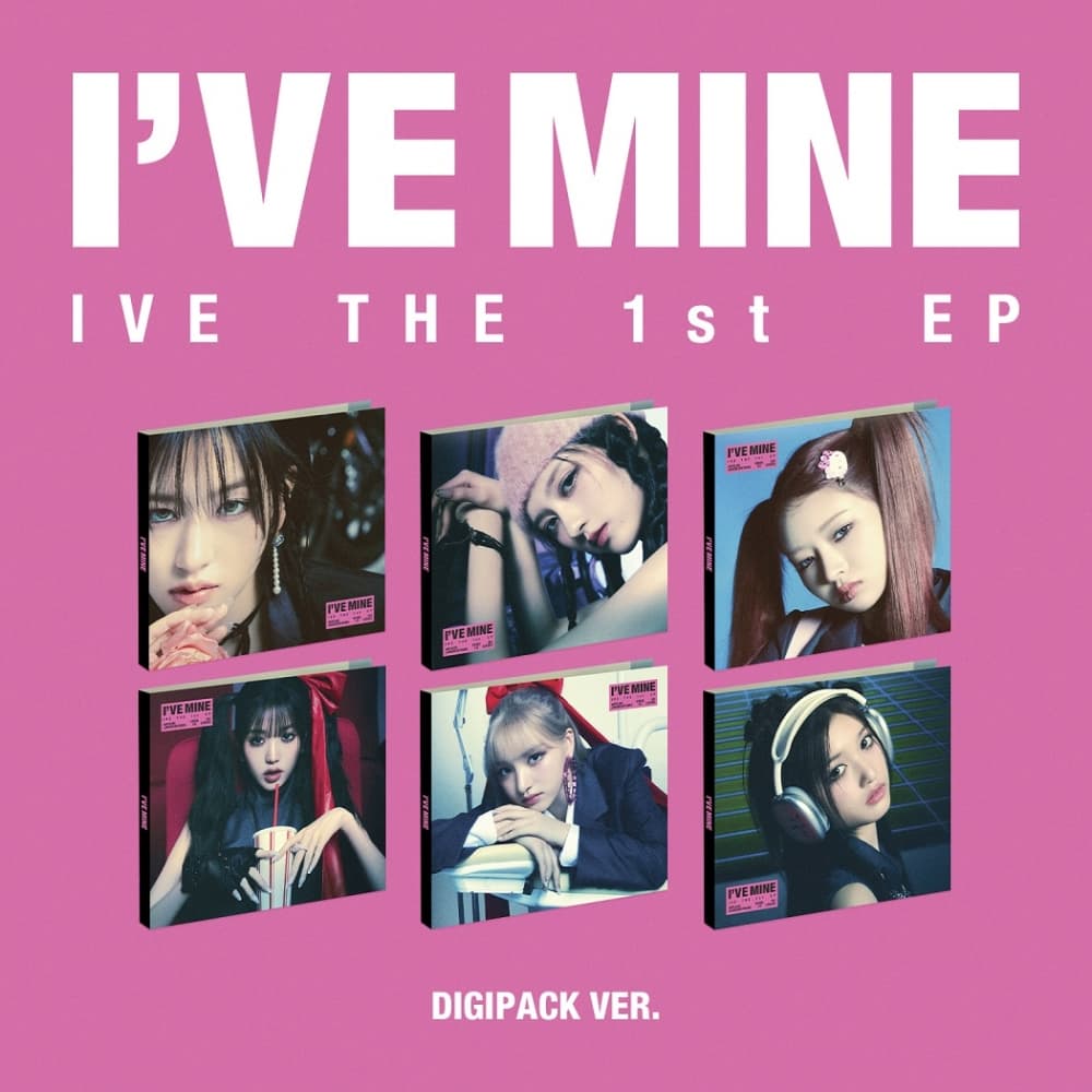 [세트/앨범6종] 아이브 (IVE) - THE 1st EP [I'VE MINE] (Digipack Ver.)