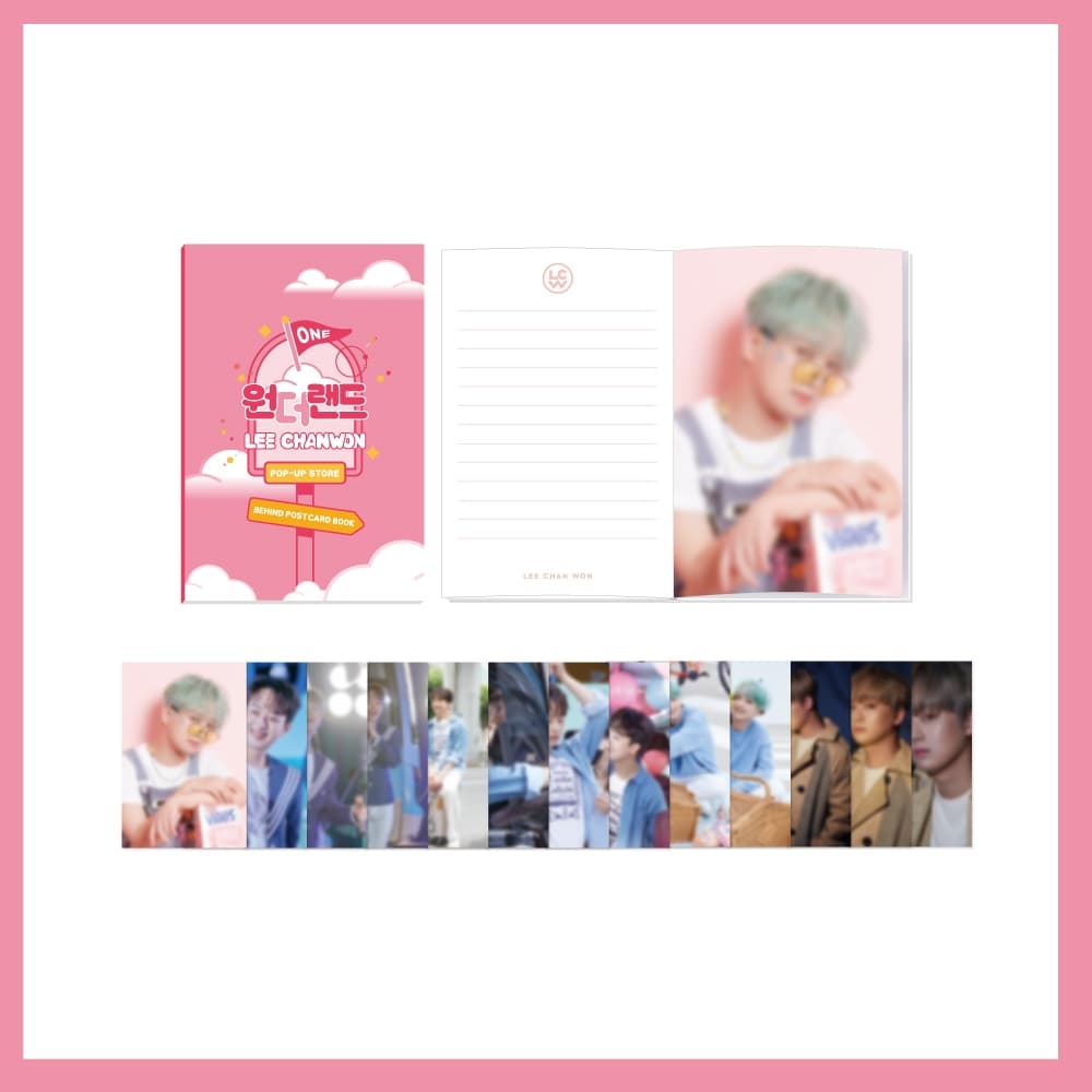 이찬원(LEE CHANWON)_06.비하인드 엽서북_2023 LEE CHAN WON [원더랜드] POP-UP STORE OFFICIAL MD