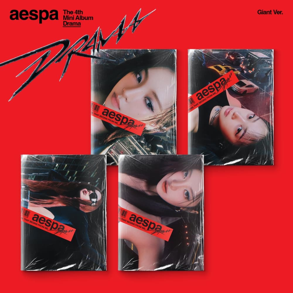 [세트/앨범4종] 에스파 (aespa) - 미니4집 [Drama] (Giant Ver.)