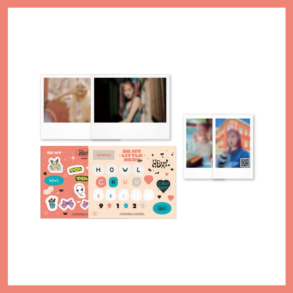 츄(CHUU)_01.보이스 폴라로이드 세트_2023_CHUU_1ST MINI ALBUM [Howl] OFFICIAL MD