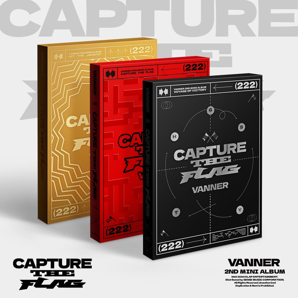 [세트/앨범3종] VANNER(배너) - 2nd Mini Album [CAPTURE THE FLAG]