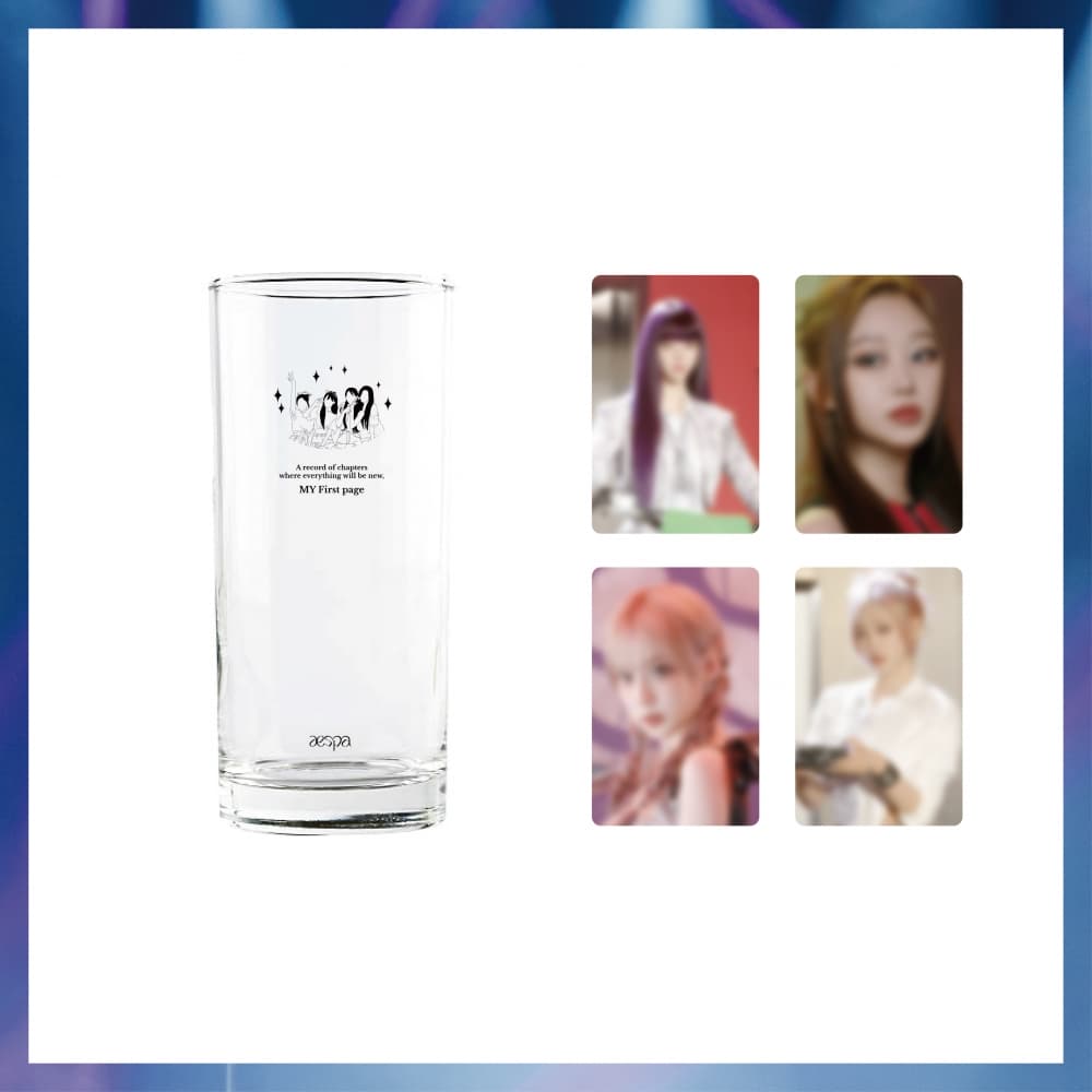 에스파(aespa)_11.유리컵_[aespa : MY First page] POP-UP OFFICIAL MD