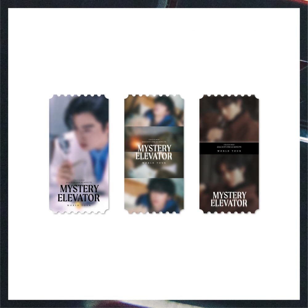 차은우(CHA EUN-WOO)_09.티켓_2024 Just One 10 Minute [Mystery Elevator] OFFICIAL MD