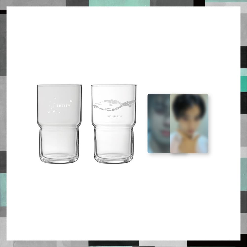 차은우(CHA EUN-WOO)_06.유리컵 세트_2024 1ST MINI ALBUM [ENTITY] OFFICIAL MD