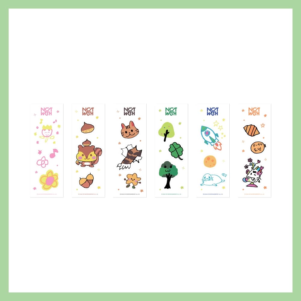 엔시티 위시(NCT WISH)_02.리무버블 손그림 스티커_POP-UP STORE OFFICIAL MD