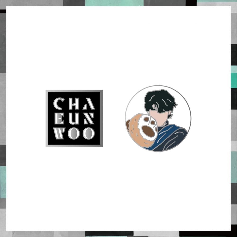 차은우(CHA EUN-WOO)_03.메탈 뱃지 세트_2024 Just One 10 Minute [Mystery Elevator] OFFICIAL MD