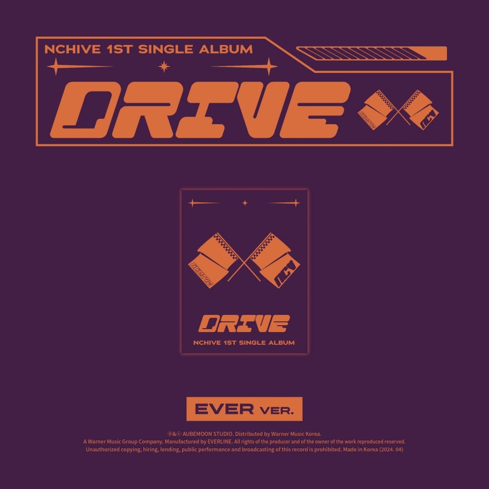 엔카이브(NCHIVE) - NCHIVE 1st Single Album [Drive] (EVER MUSIC ALBUM Ver.)
