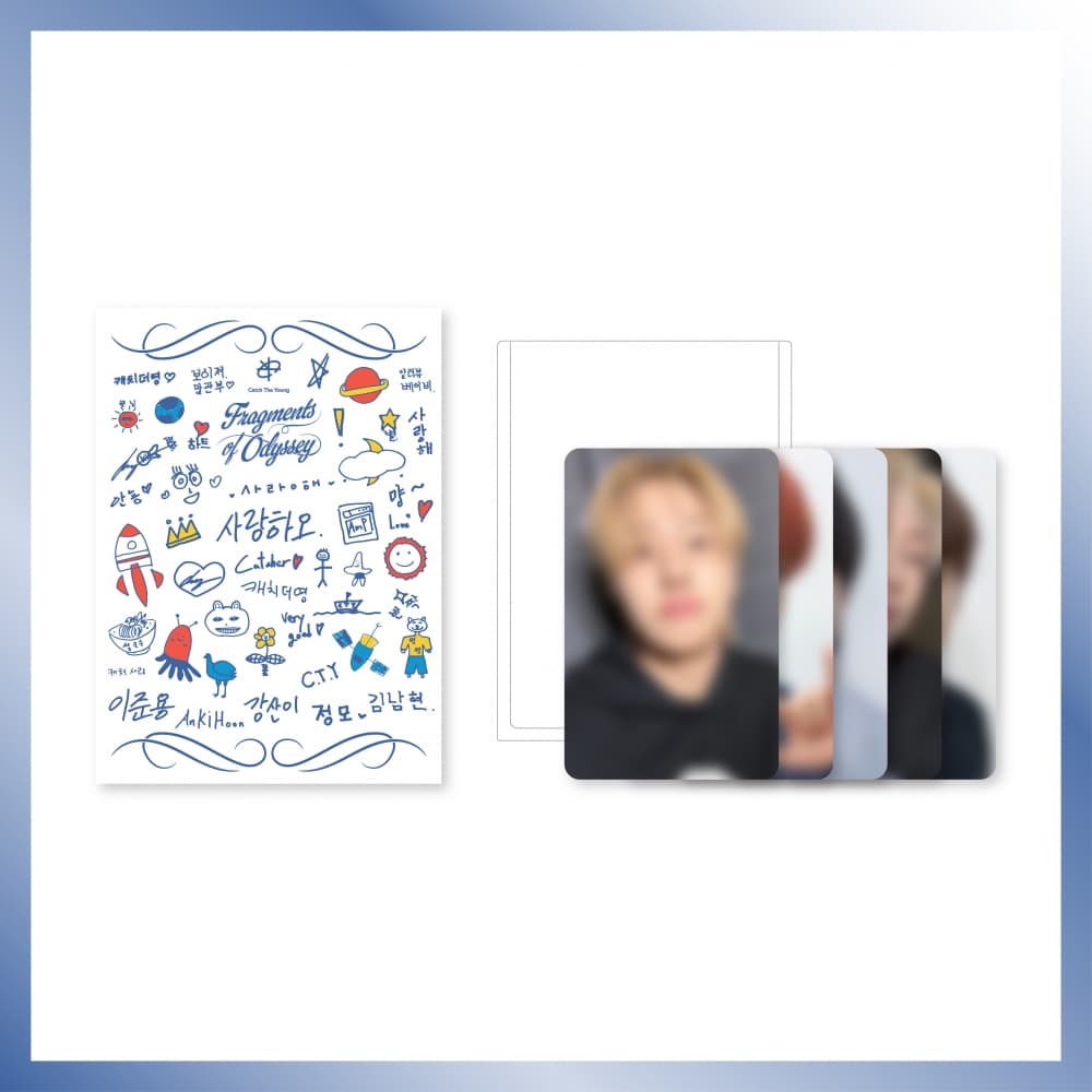 캐치더영(Catch The Young)_01.데코스티커&포토카드 세트_[Fragments of Odyssey] OFFICIAL MD