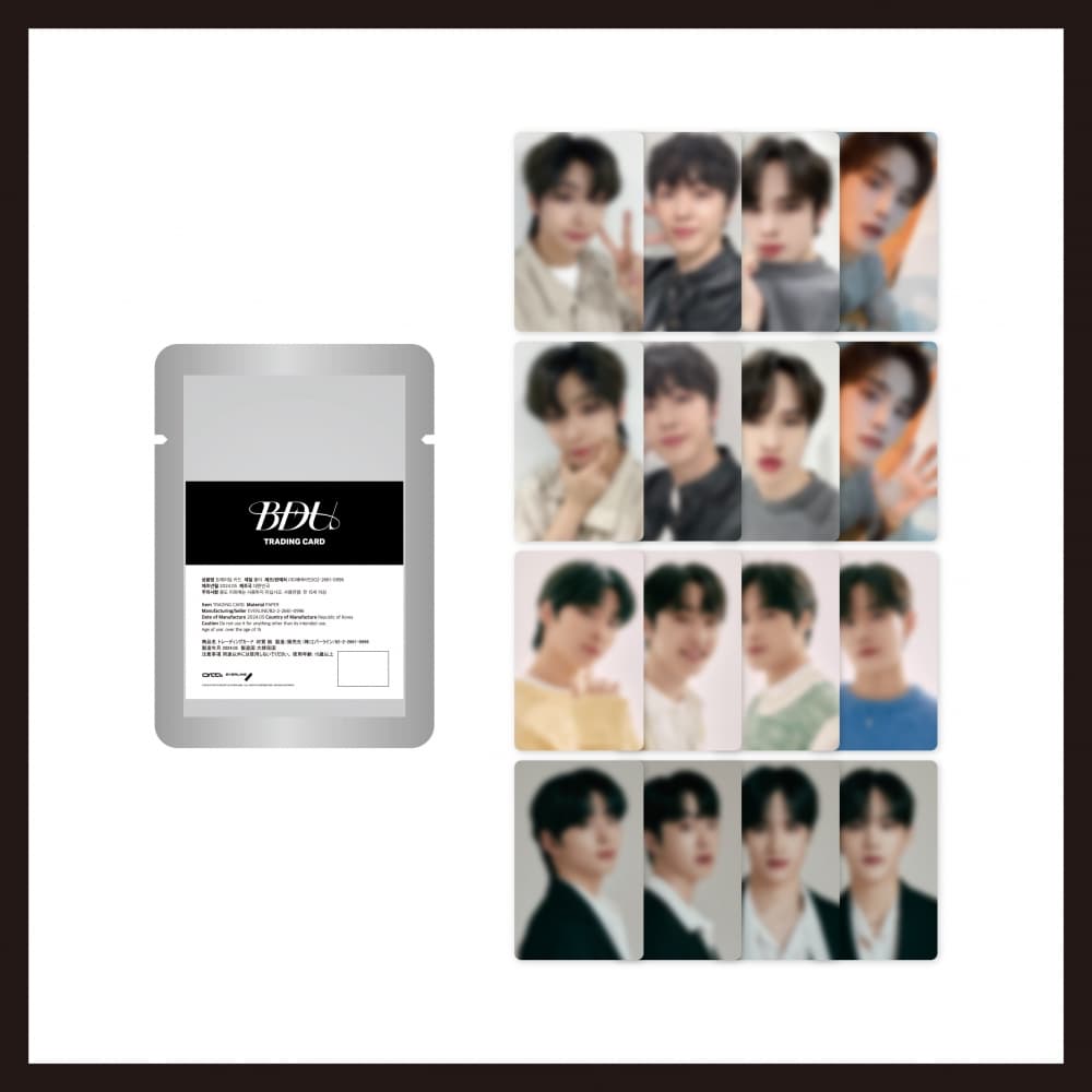 비디유(B.D.U)_01.트레이딩 카드_B.D.U OFFICIAL MD