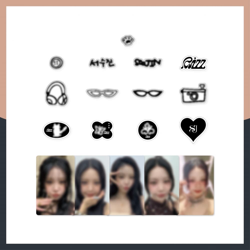 수진(SOOJIN)_03.스티커팩_SOOJIN 2ND EP ALBUM [RIZZ] POP-UP OFFICIAL MD