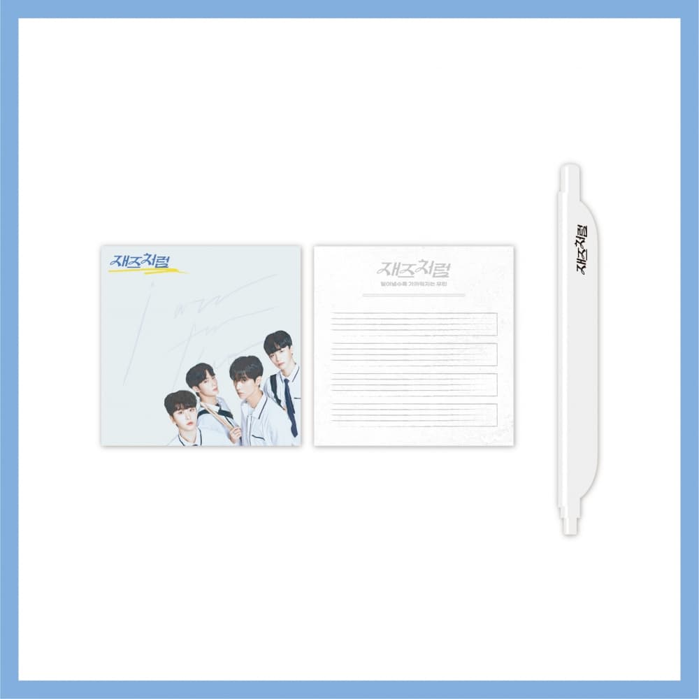 재즈처럼_05.메모 패드 & 클립펜 세트_2024 POP-UP STORE OFFICIAL MD