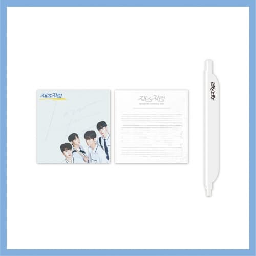 재즈처럼_05.메모 패드 & 클립펜 세트_2024 POP-UP STORE OFFICIAL MD