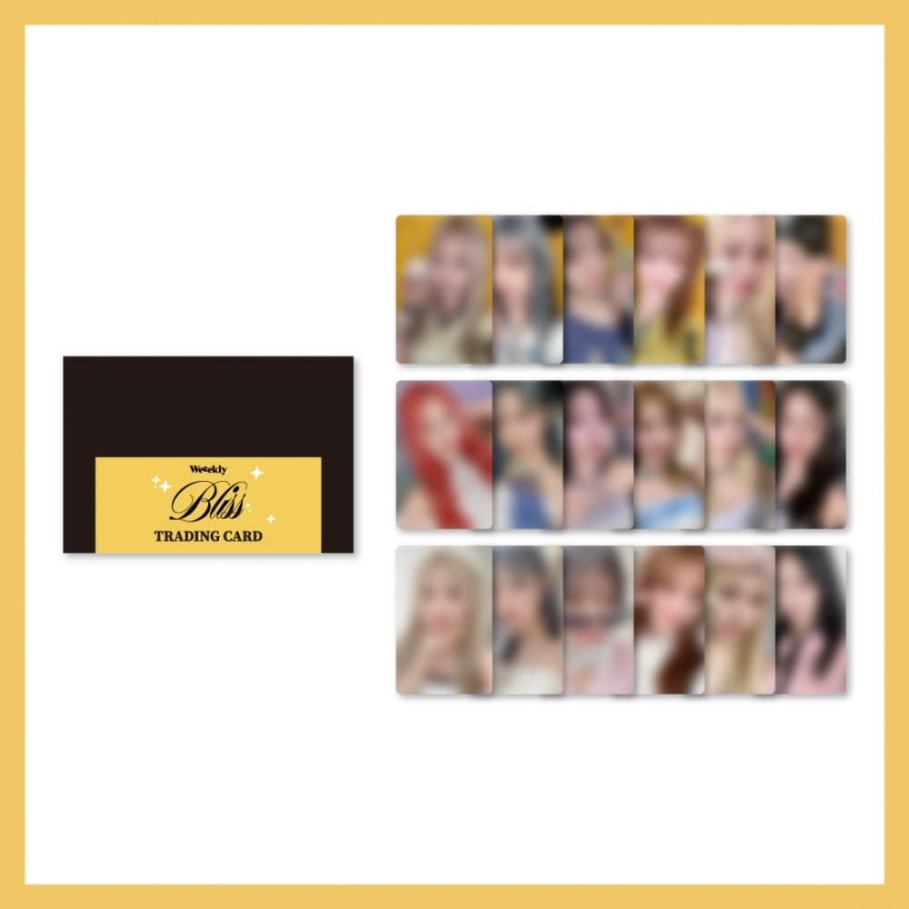 위클리(Weeekly)_01.트레이딩 카드_Weeekly 6TH MINI ALBUM [Bliss] OFFICIAL MD