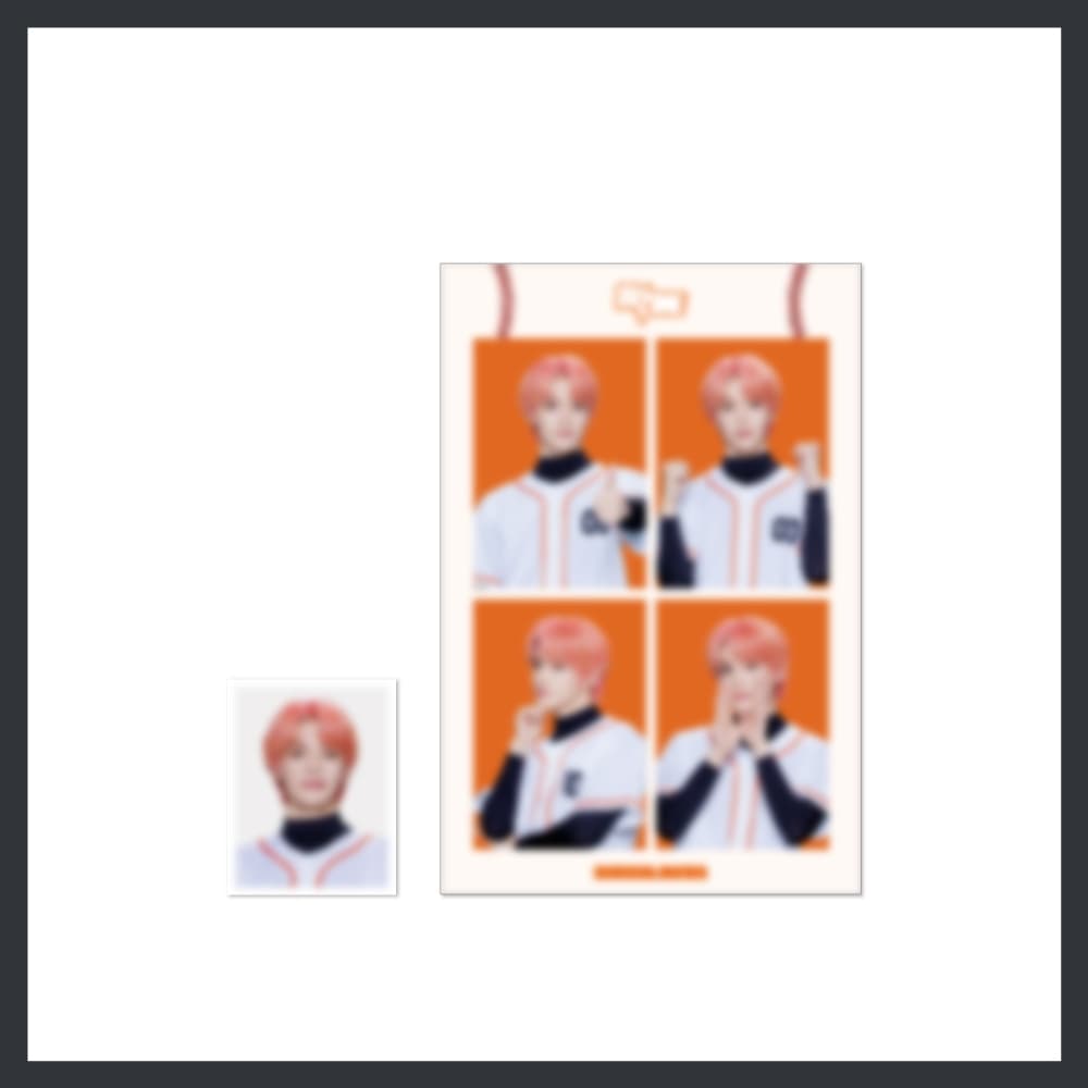 엔시티(NCT)_05.4컷 포토 & 증명사진 세트(야구부 ver.)_2024 NCT [NCT ZONE] POP-UP STORE in JAPAN OFFICIAL MD