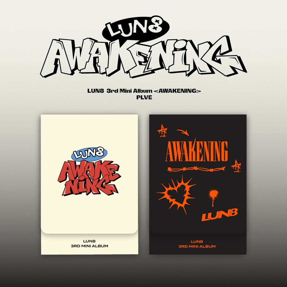 [세트/앨범2종] 루네이트 (LUN8) - 3rd Mini Album [AWAKENING] (PLVE)