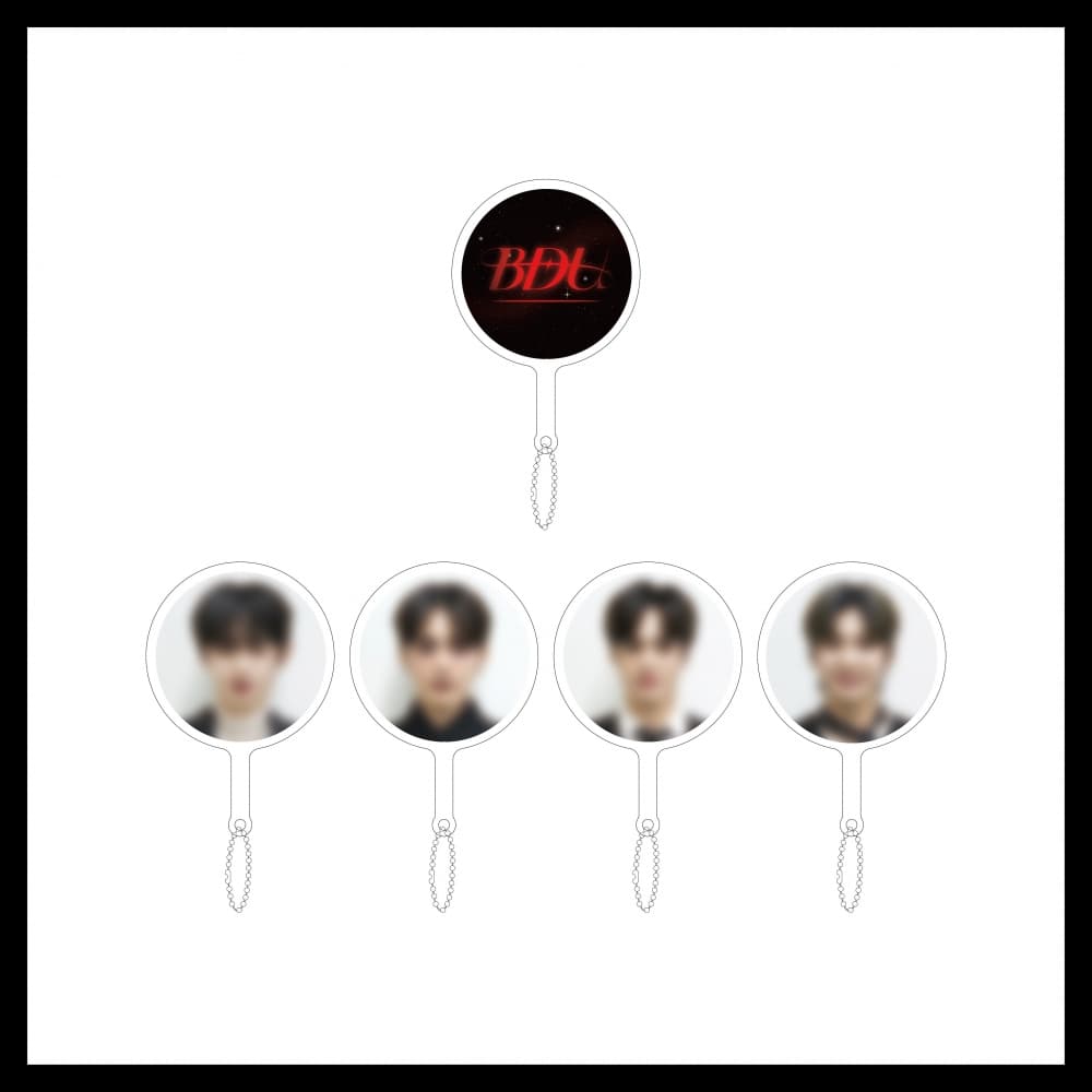 비디유(B.D.U)_07.미니 이미지피켓 키링_2024 B.D.U POP-UP STORE OFFICIAL MD