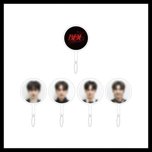 비디유(B.D.U)_07.미니 이미지피켓 키링_2024 B.D.U POP-UP STORE OFFICIAL MD