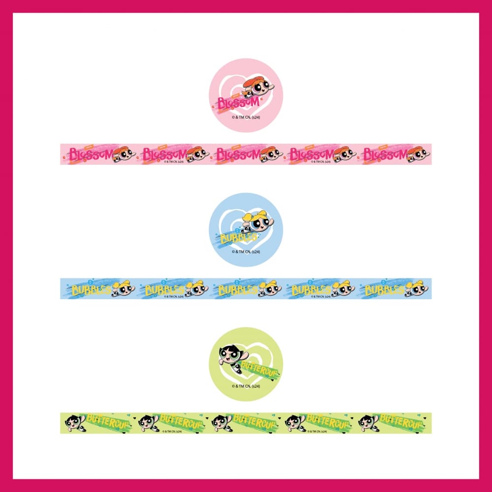 파워퍼프걸(THE POWERPUFF GIRLS)_02.마스킹테이프_2024 THE POWERPUFF GIRLS POP-UP STORE OFFICIAL MD