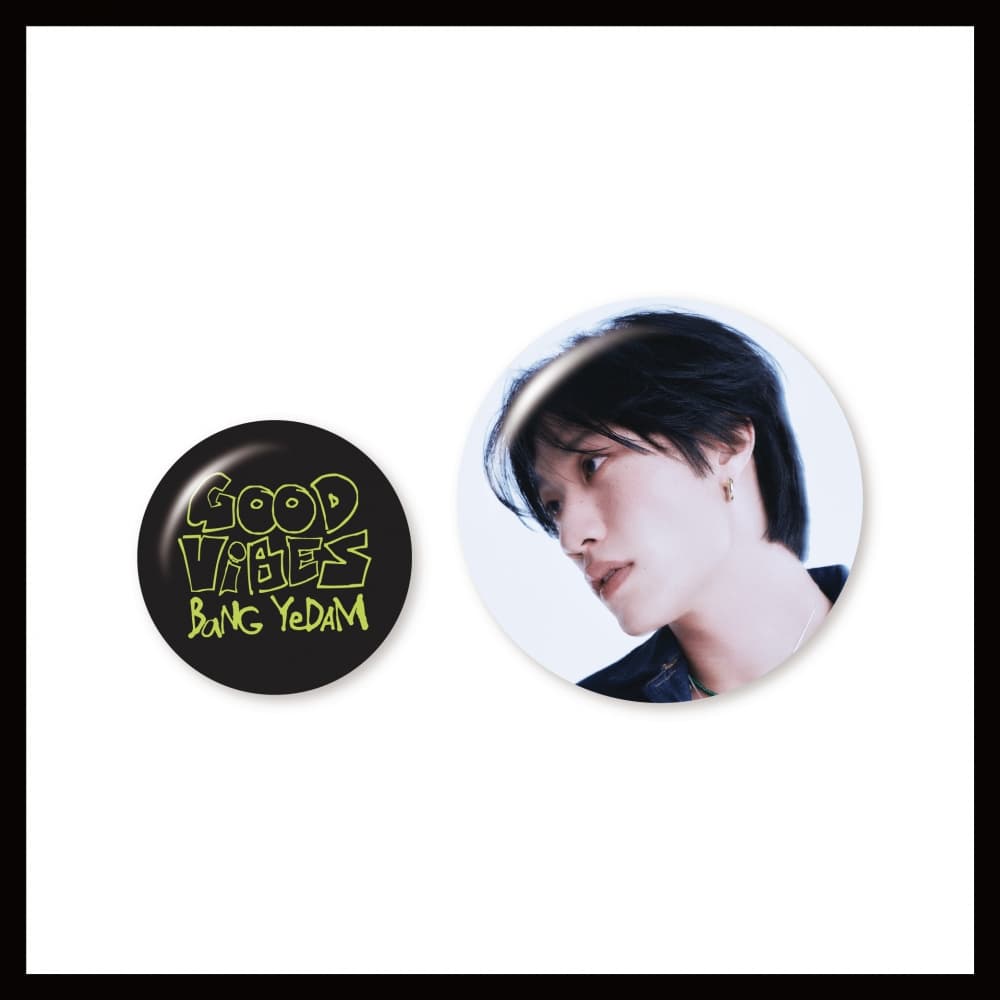 방예담(BANG YEDAM)_01.핀버튼 세트_BANG YEDAM 2ND MINI ALBUM [GOOD ViBES] POP-UP STORE OFFICIAL MD