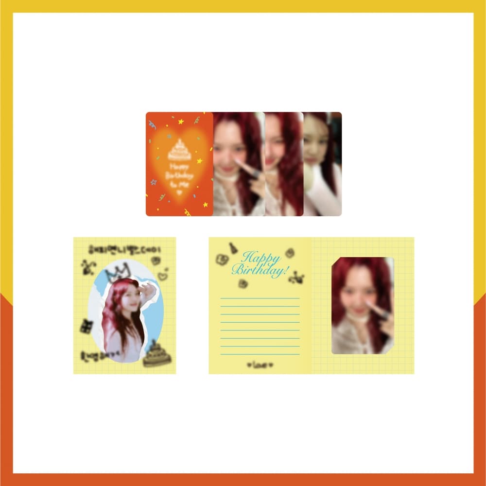 예린(YERIN)_02.생일메시지카드_2024 YERIN'S POP-UP STORE OFFICIAL MD