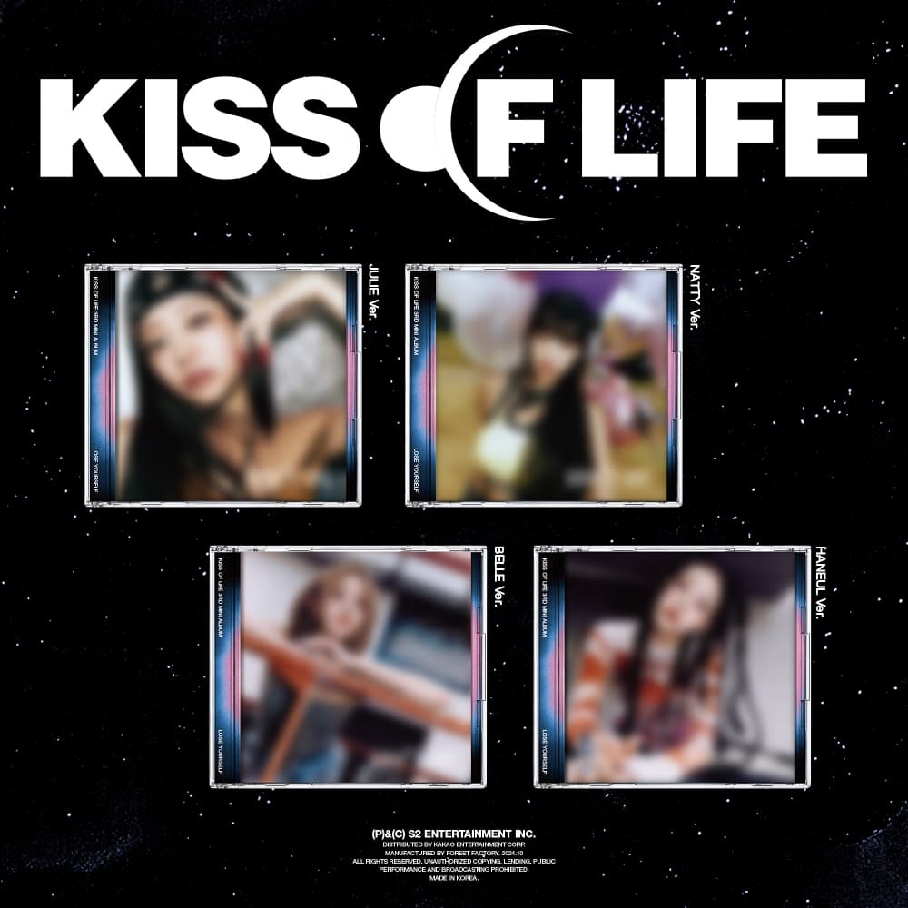[세트/앨범4종] 키스오브라이프 (KISS OF LIFE) - 3rd Mini Album [Lose Yourself] (Jewel Ver.)