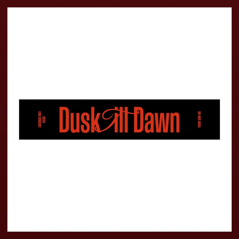 윤산하(YOON SAN-HA)_05.타월 슬로건_2024 YOON SAN-HA FANCON [Dusk Till Dawn] OFFICIAL MD