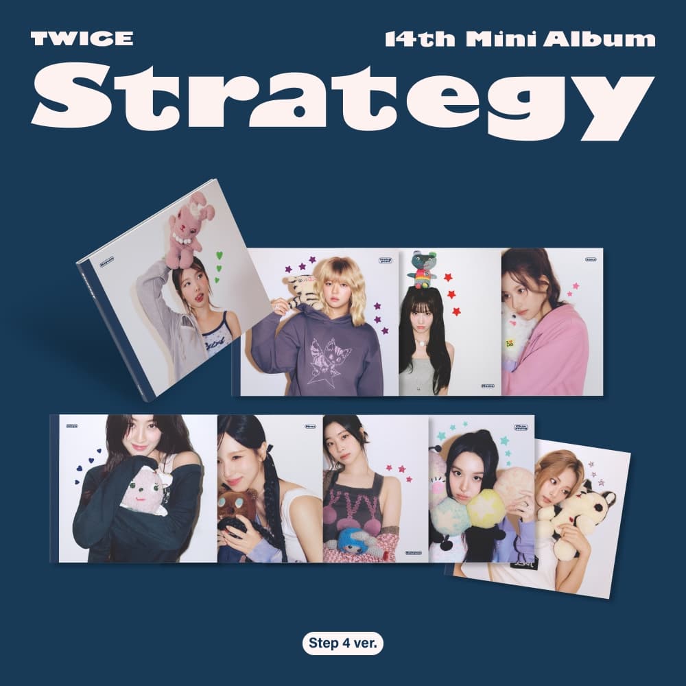 [세트/앨범9종] 트와이스(TWICE) - 14th Mini Album [STRATEGY] (Step4 ver.)