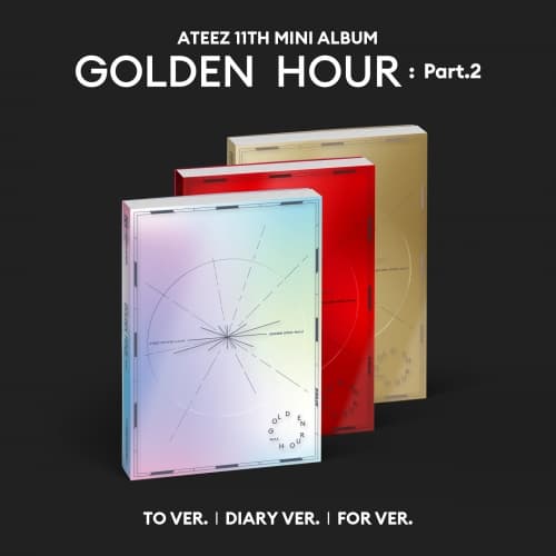 [세트/앨범3종] ATEEZ(에이티즈) - 11th Mini Album [GOLDEN HOUR : Part.2]