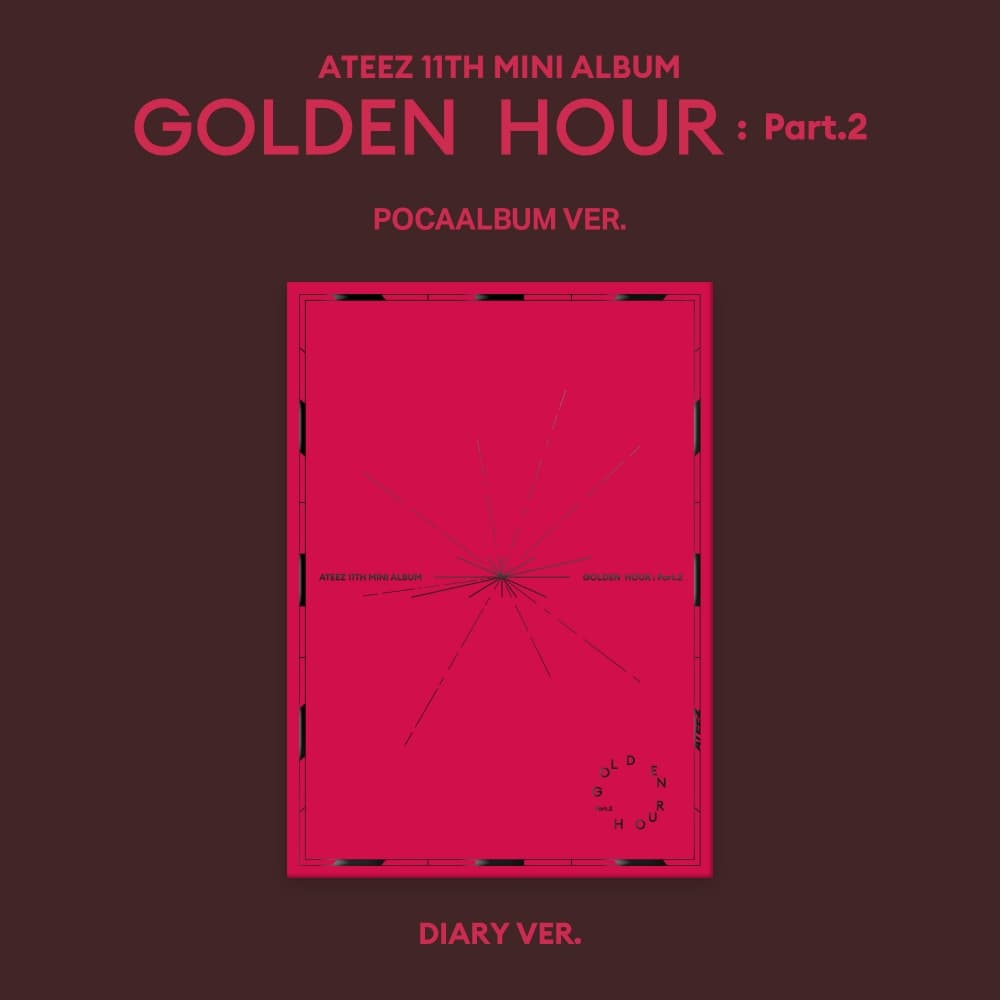 에이티즈 (ATEEZ) - 11th Mini Album [GOLDEN HOUR : Part.2] (POCAALBUM / DIARY VER.)