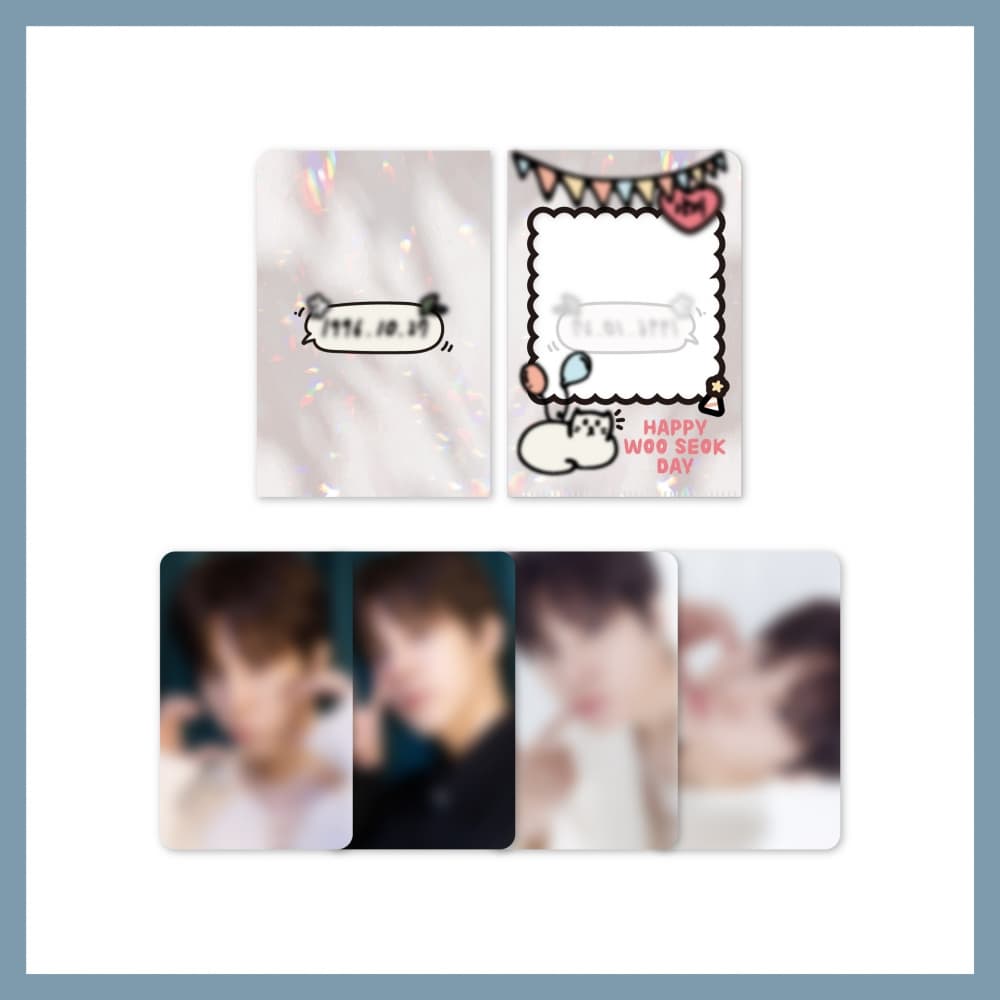 김우석(KIM WOO SEOK)_01.미니 L 홀더 & 포토카드 세트_BIRTHDAY FANMEETING [하늘연달, 스물일곱번째 오후] OFFICIAL MD