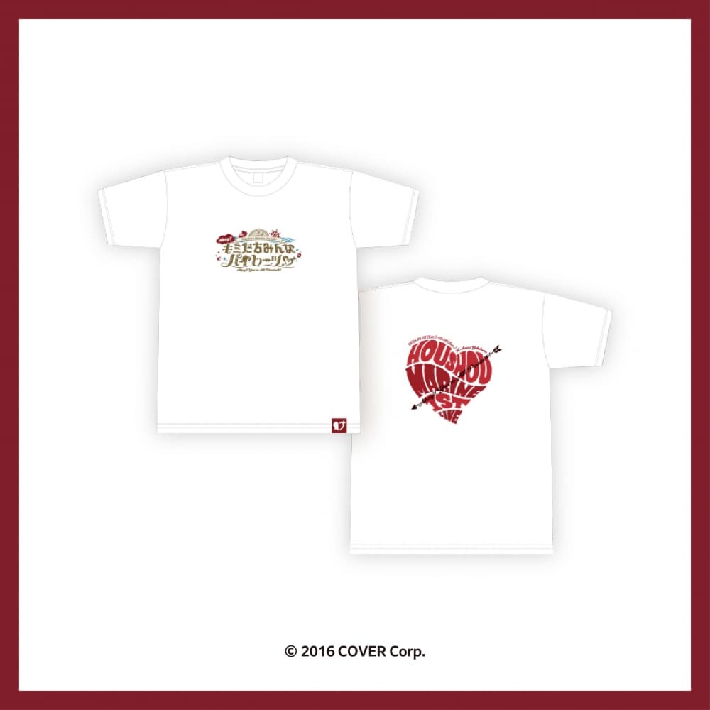 호쇼마린(Houshou Marine)_03.반팔 티셔츠_2024 Houshou Marine POP-UP STORE OFFICIAL MD