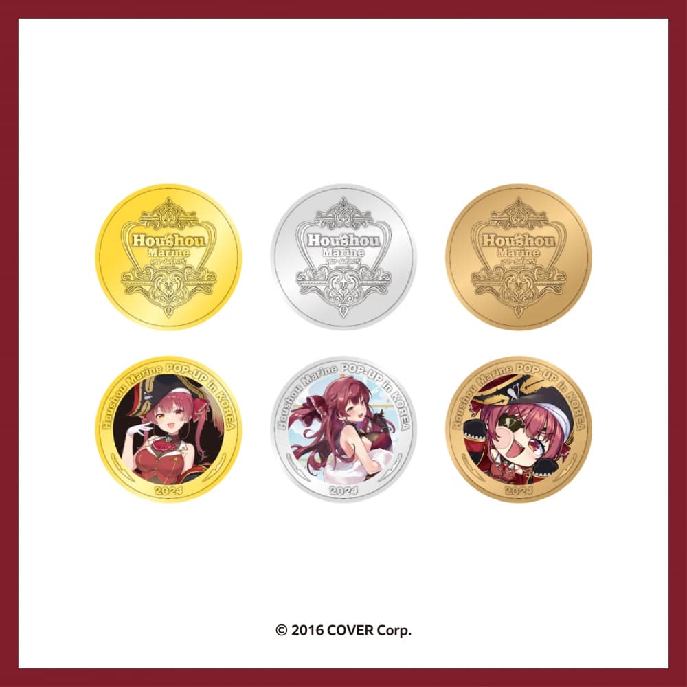호쇼마린(Houshou Marine)_07.기념 주화_2024 Houshou Marine POP-UP STORE ORIGINAL MD