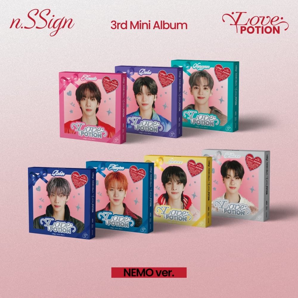 n.SSign (엔싸인) - 3rd Mini Album [Love Potion] (NEMO ver.) (랜덤)