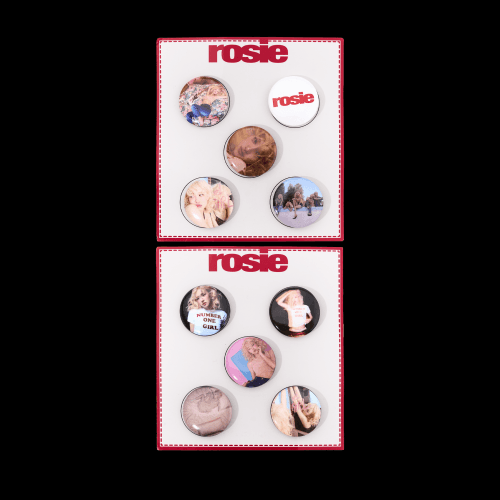 ROSÉ [ROSIE] PIN BUTTON SET