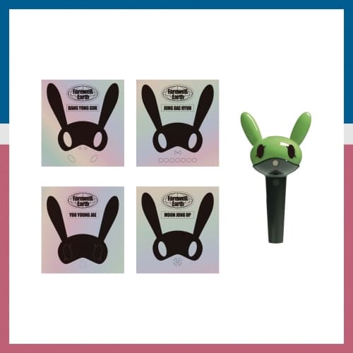 방정유문(BANG&JUNG&YOO&MOON)_02.응원봉 리무버블스티커_ENCORE CONCERT [Farewell, Earth] OFFICIAL MD