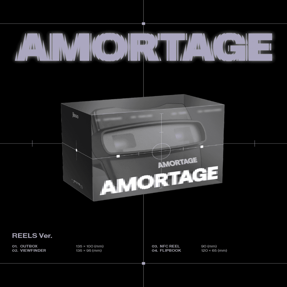 지수 (JISOO) - Mini Album [AMORTAGE] (REELS Ver)