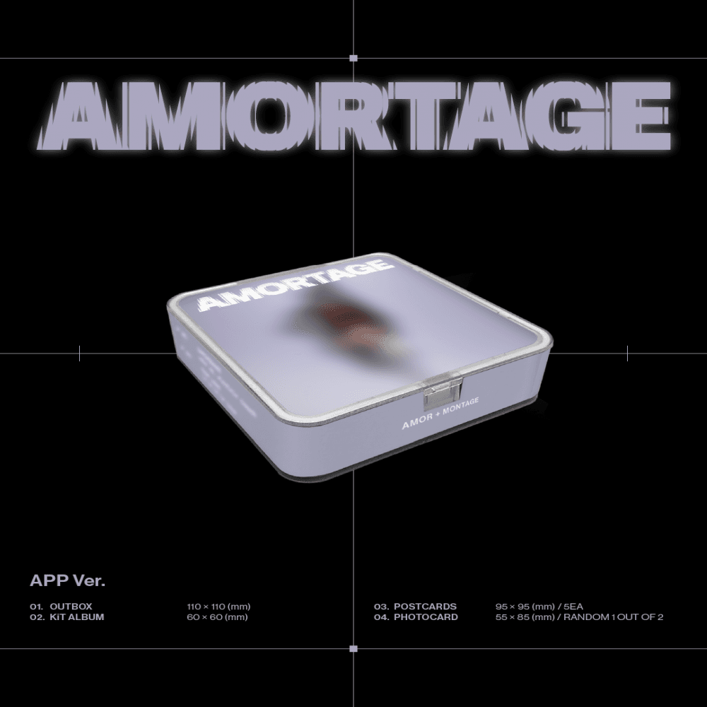 지수 (JISOO) - Mini Album [AMORTAGE] (APP Ver)