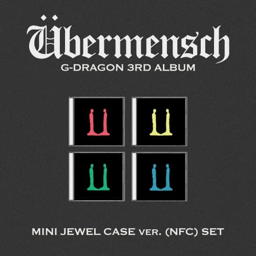 [세트/앨범4종] 지드래곤 (G-DRAGON) - 3RD ALBUM [Übermensch] MINI JEWEL ver.SET (NFC)